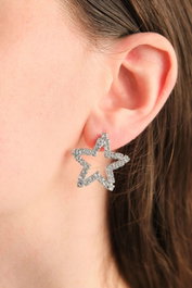 Heliophilia Silver Pendientes de Plata con Circonita